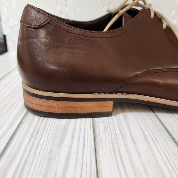 Steve Madden P-Ender Brown Leather Upper Oxford Dress Shoes Men's 13 - Picture 6 of 10